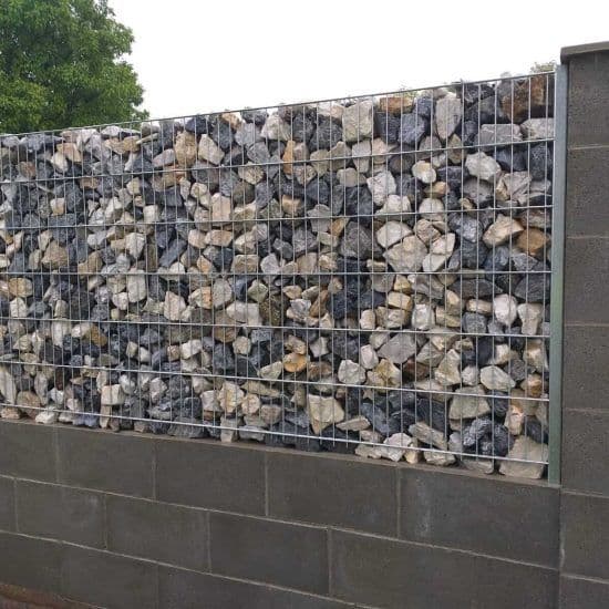 Piatra pentru gard multicolor