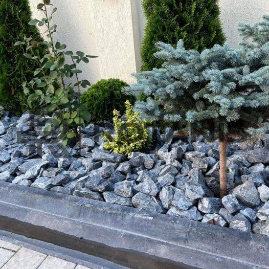 Piatră pentru amenajări albastru cenușiu 3-6 cm