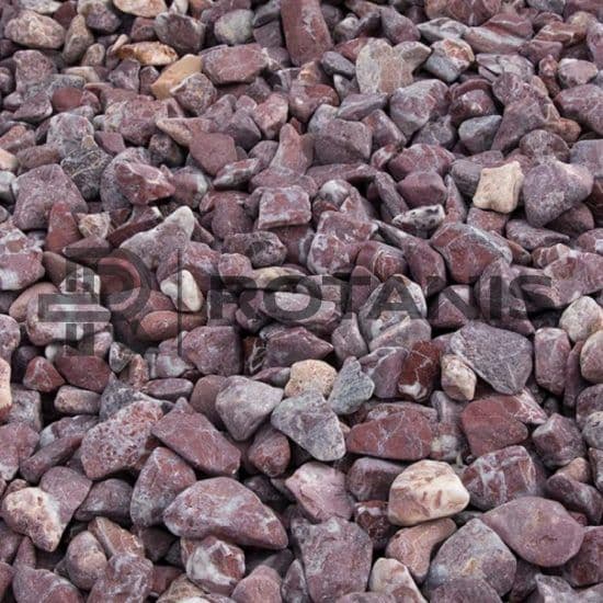 Piatra Rotunjita Bordo 1 - 3 cm